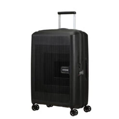 American Tourister Aerostep Expandable Medium Suitcase - 67cm -Travel Storage 146820 1041 AEROSTEP SPINNER 6724 EXP TSA FRONT34 31518.1673033888