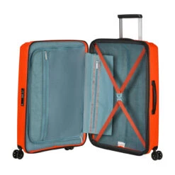 American Tourister Aerostep Expandable Medium Suitcase - 67cm -Travel Storage 146820 2525 AEROSTEP SPINNER 6724 EXP TSA INTERIOR 53963.1673033837