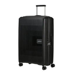 American Tourister Aerostep Expandable Large Suitcase - 77cm 27 American Tourister Aerostep Expandable Large Suitcase - 77cm -Travel Storage 146821 1041 AEROSTEP SPINNER 7728 EXP TSA FRONT34 58039.1673037419
