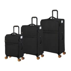 IT Luggage Lykke - 3pc Set (Black)