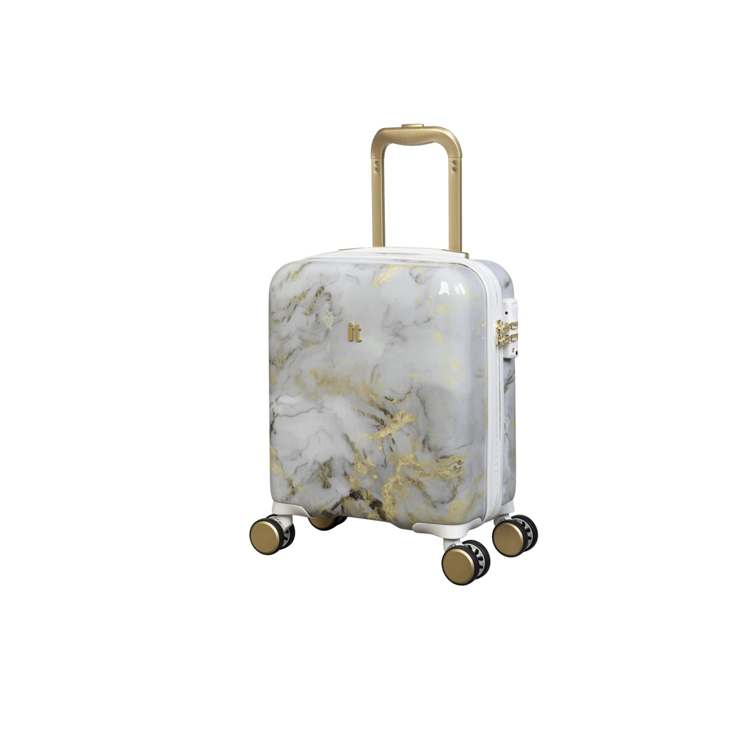 IT Luggage Sheen - Underseat (Gold Greyscale Marble) 2 IT Luggage Sheen - Underseat (Gold Greyscale Marble) - Image 2