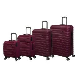 IT Luggage Fusional - Cabin (Dark Red) -Travel Storage 32987A UK16 2920 08 32987B UK12 2920 08DarkredsS055SSSet1 d3591cd6 1db7 4d68 9638 38873e50f488