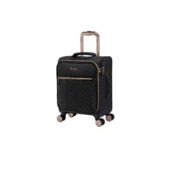 IT Luggage Bewitching - Underseat (Black) -Travel Storage 33095 UK12 2686 08BlackSSFrontpanel15in