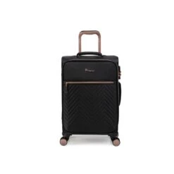 IT Luggage Bewitching - 5pc Set (Black) 22 IT Luggage Bewitching - 5pc Set (Black) -Travel Storage 33095 UK12 2686 08BlackSSFrontpaneldircetly19.4in