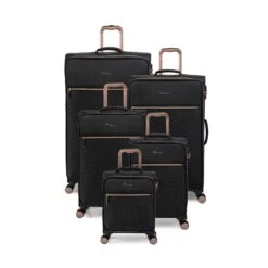 IT Luggage Bewitching - Large (Black) 17 IT Luggage Bewitching - Large (Black) -Travel Storage 33095 UK12 2686 08BlackSSFrontpaneldircetlyset2 0471379a ac45 4a04 957a 9d1edfb4b3c1