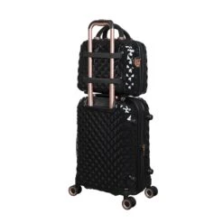 IT Luggage Glitzy - 5pc Set (Black) 28 IT Luggage Glitzy - 5pc Set (Black) -Travel Storage 33109 UK16 2888A08 16 2888A15BlackSSBackpanel