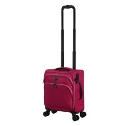 IT Luggage Trinary - Underseat (Viva Magenta) 18 IT Luggage Trinary - Underseat (Viva Magenta) -Travel Storage 33167 UK12 2875 08Magentablush Vivamagenta SSFrontpanelwtihtrolleyextendedfully a60dc70b 2781 4ad4 8e62 92e0e1b21a70