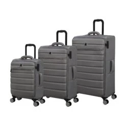 IT Luggage Census - Large (Grey Skin) -Travel Storage 33170 UK12 3051 08GreyskinSSFrontpanel 42587242 5d27 4e05 ac9a 7e95e1a21bb9