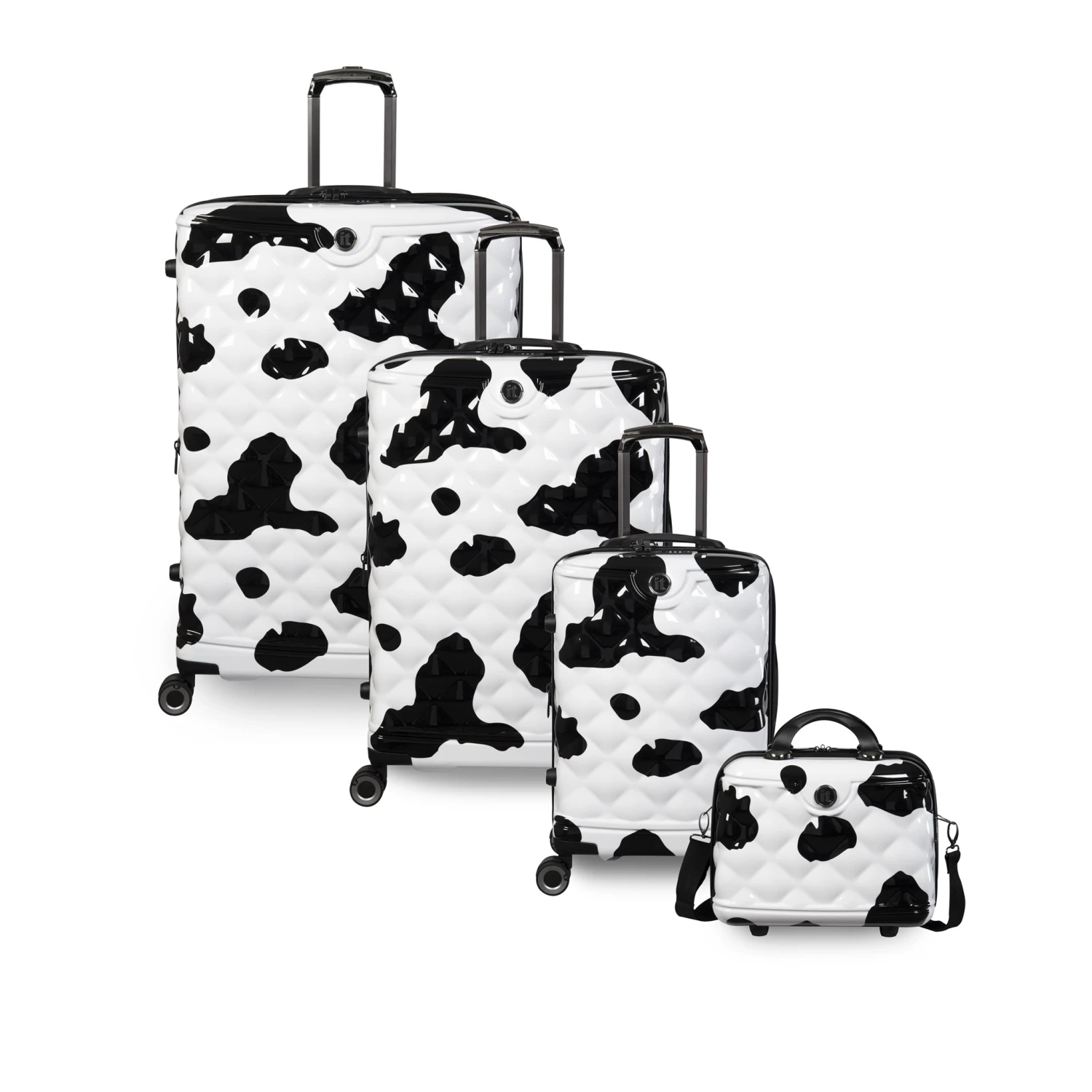 IT Luggage Indulging - 4pc Set (Moo Cow Print) 6 IT Luggage Indulging - 4pc Set (Moo Cow Print) - Image 6