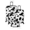 IT Luggage Indulging II - 4pc Set (Moo Cow Print)
