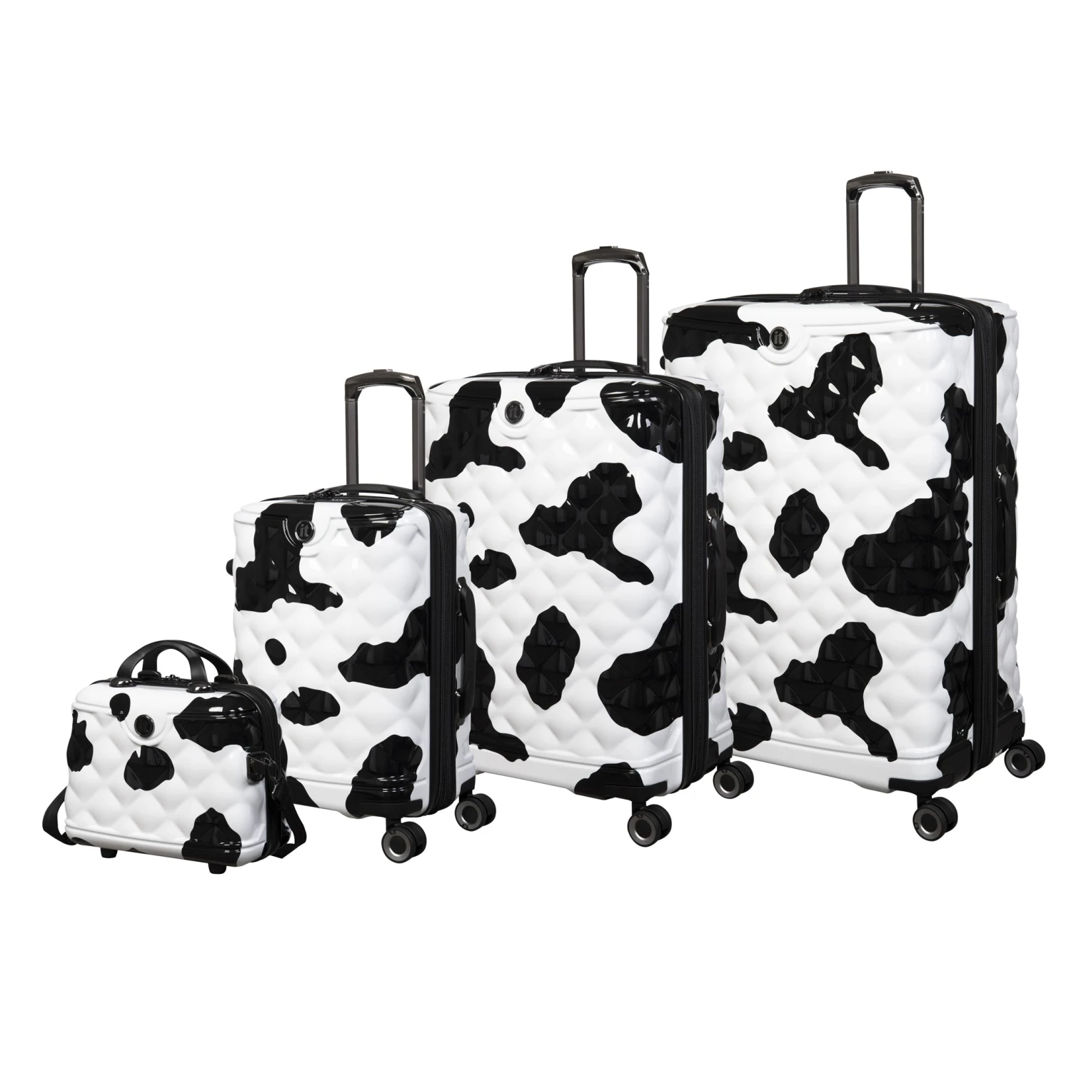 IT Luggage Indulging - Vanity Case (Moo Cow Print) 8 IT Luggage Indulging - Vanity Case (Moo Cow Print) - Image 8