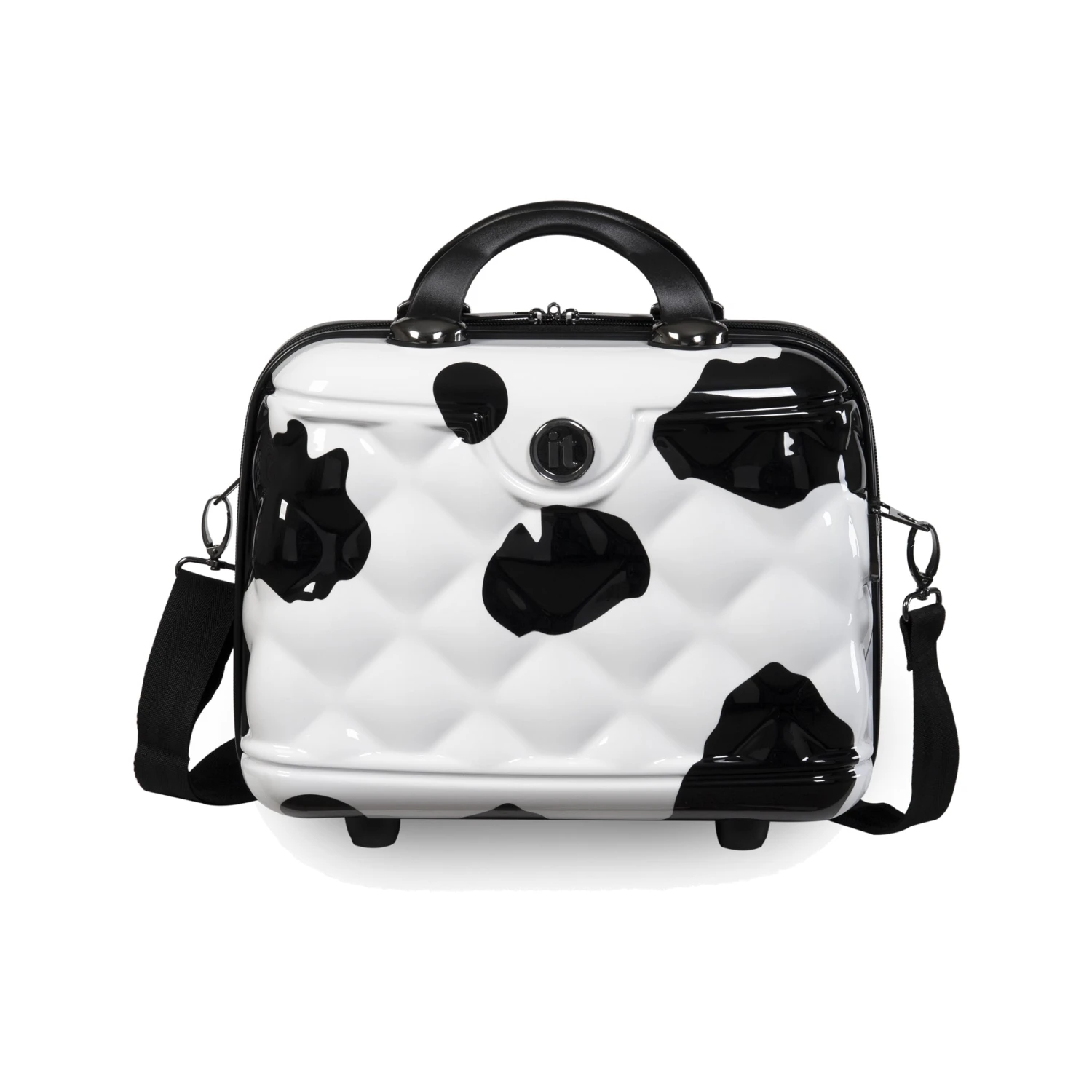 IT Luggage Indulging - Vanity Case (Moo Cow Print) 1 IT Luggage Indulging - Vanity Case (Moo Cow Print)