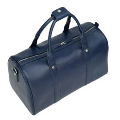S Babila Saffiano Leather Cabin Holdall - 46cm -Travel Storage 47505 navy 4 90679.1650921066
