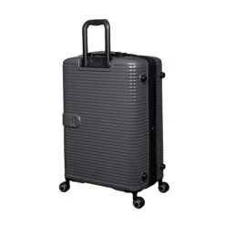 IT Luggage Helixian - 3pc Set (Charcoal) -Travel Storage 61334 US16 2842 08CharcoalgreyS022SSBackpanel