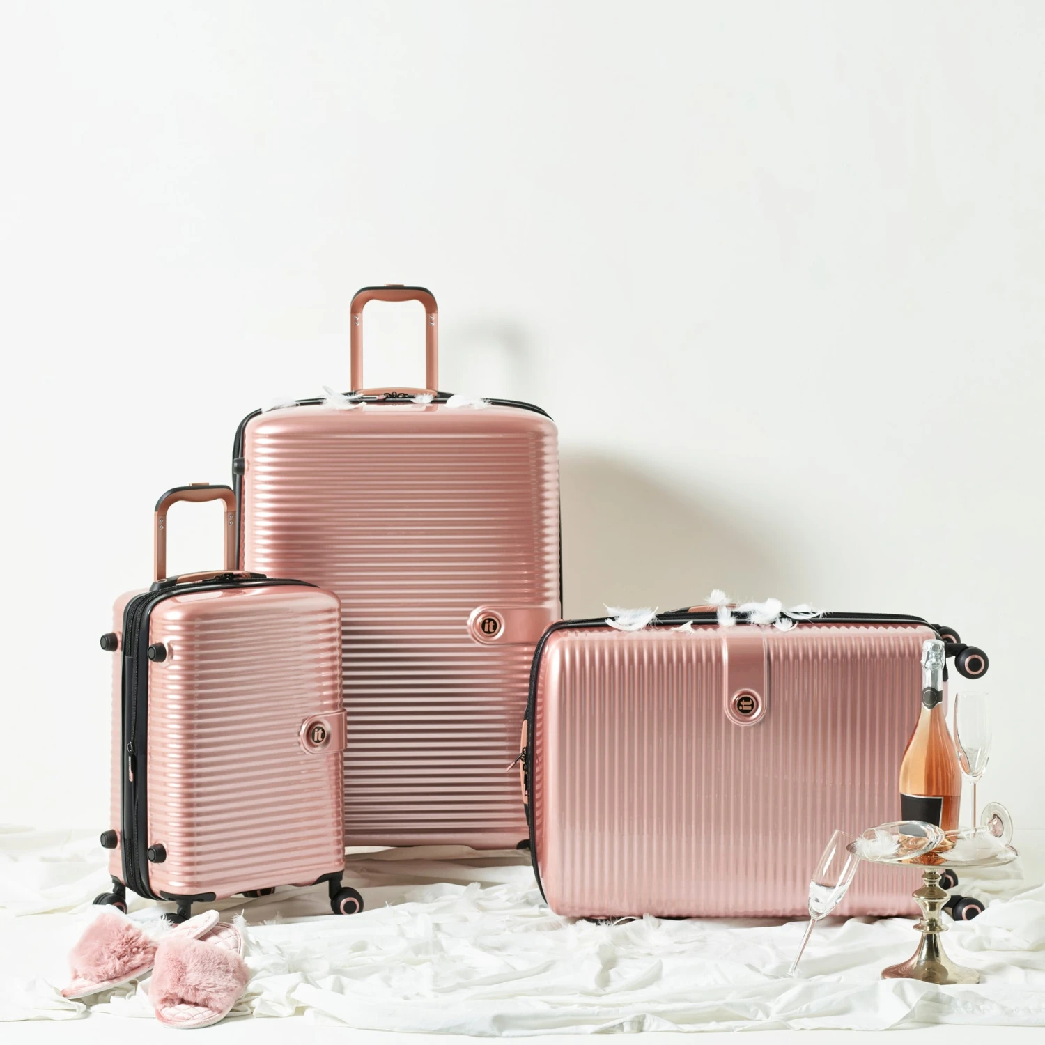 IT Luggage Helixian - Cabin (Metallic Rose Gold) 7 IT Luggage Helixian - Cabin (Metallic Rose Gold) - Image 7