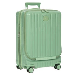 Bric's Positano 4 Wheel Cabin Suitcase With Front Pocket - 55cm -Travel Storage BNK08028.029.02 70582.1689180930