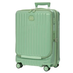 Bric's Positano 4 Wheel Cabin Suitcase With Front Pocket - 55cm -Travel Storage BNK08028.029.08 73339.1689180931