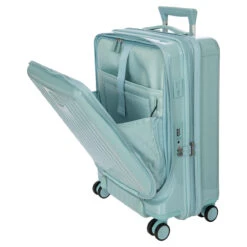 Bric's Positano 4 Wheel Cabin Suitcase With Front Pocket - 55cm -Travel Storage BNK08028.319.13 80251.1689180931