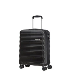 American Tourister Speedlink 3 Piece Luggage Set - 55cm, 67cm, & 77cm -Travel Storage Cabin Black Side 74716.1694091703