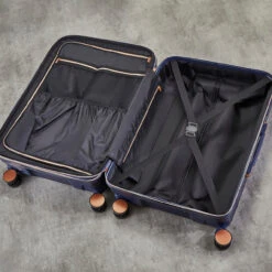 Rock Mayfair 4 Wheel Expandable Medium Suitcase - 65cm -Travel Storage Interior Mayfair Navy TR 0238 14251.1686734106.1280.1280 39873.1686734552