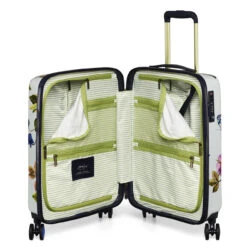 Joules Hard Side 4 Wheel Cabin Suitcase - 54cm 31 Joules Hard Side 4 Wheel Cabin Suitcase - 54cm -Travel Storage JLH0103 106 Joules Cabin Case Spring Wood Botanical 3 13135.1691572858