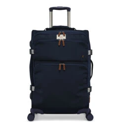 Joules Coast 4 Wheel Medium Suitcase - 66cm -Travel Storage JLS5002 002 Medium Trolley Case 4W French Navy 1 49172.1695122792