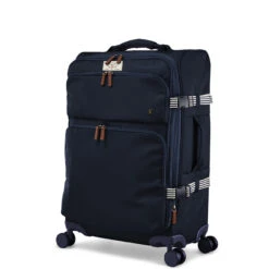 Joules Coast 4 Wheel Medium Suitcase - 66cm -Travel Storage JLS5002 002 Medium Trolley Case 4W French Navy 2 20686.1695122794