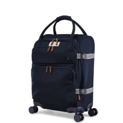 Joules Coast 4 Wheel Cabin Suitcase - 54cm -Travel Storage JLS5003 002 Cabin Trolley Case 4W French Navy 2 67632.1695121073