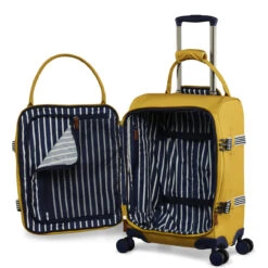 Joules Coast 4 Wheel Cabin Suitcase - 54cm -Travel Storage JLS5003 003 Cabin Trolley Case 4W Antique Gold 3 71713.1695121076