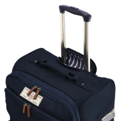 Joules Coast 4 Wheel Cabin Suitcase - 54cm -Travel Storage Joules Coast French Navy Trolley System 47025.1695121076