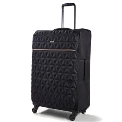 Rock Jewel 4 Wheel Large Suitcase - 80cm -Travel Storage Large Suitcase Jewel Black TR 0207 BL 5 28228.1673948299