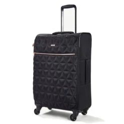 Rock Jewel 4 Wheel Medium Suitcase - 70cm 22 Rock Jewel 4 Wheel Medium Suitcase - 70cm -Travel Storage Medium Suitcase Jewel Black TR 0207 BL 5 84915.1673947708