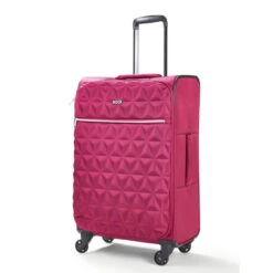 Rock Jewel 4 Wheel Medium Suitcase - 70cm 35 Rock Jewel 4 Wheel Medium Suitcase - 70cm -Travel Storage Medium Suitcase Jewel Pink TR 0207 PI 3 26954.1673947709