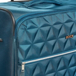 Rock Jewel 4 Wheel Cabin Suitcase - 55cm 33 Rock Jewel 4 Wheel Cabin Suitcase - 55cm -Travel Storage Pocket Jewel Blue TR 0207 BU 27094.1673945951