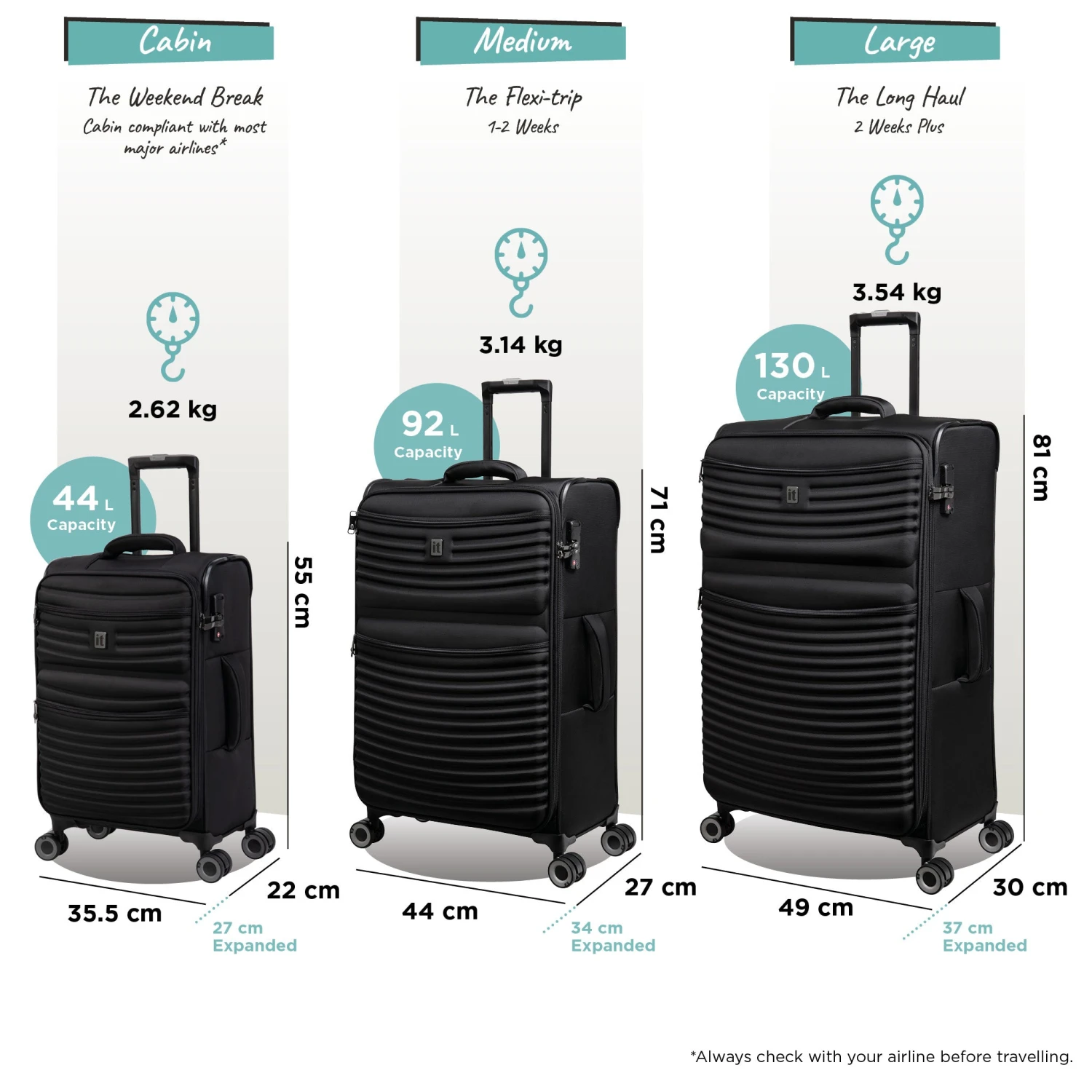 IT Luggage Precursor - Cabin (Black) 9 IT Luggage Precursor - Cabin (Black) - Image 9