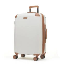 Rock Carnaby 4 Wheel Exp Medium Suitcase - 67cm -Travel Storage Rock Carnaby TR 0219 CRM M 3 67262.1660574350
