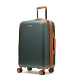 Rock Carnaby 4 Wheel Exp Medium Suitcase - 67cm -Travel Storage Rock Carnaby TR 0219 GRN M 3 06067.1660574353