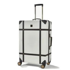 Rock Vintage 4 Wheel Large Suitcase - 78cm -Travel Storage Rock Vintage TR 0193 CR L 3 87885.1660147378