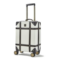 Rock Vintage 4 Wheel Cabin Suitcase - 54cm -Travel Storage Rock Vintage TR 0193 CR S 3 16657.1660147677