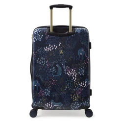 Sara Miller 4 Wheel Medium Suitcase - 67cm -Travel Storage SMH0102 010 Sara Miller Medium 4W Trolley Midnight Leopard 4 59839.1695399362