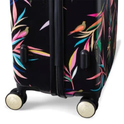 Sara Miller 4 Wheel Medium Suitcase - 67cm -Travel Storage Sara Miller Black Bamboo Wheels 11464.1695399327