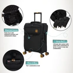 Simultaneous - Cabin (Black) -Travel Storage Simultaneous Cabin Blk Infographic
