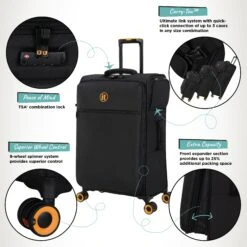 Simultaneous - Medium (Black) -Travel Storage Simultaneous Med Blk Infographic