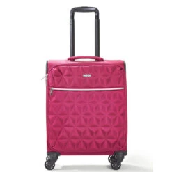 Rock Jewel 4 Wheel Cabin Suitcase - 55cm 34 Rock Jewel 4 Wheel Cabin Suitcase - 55cm -Travel Storage Small Cabin Suitcase Jewel Pink TR 0207 PI 11794.1673945943