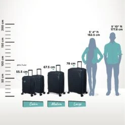IT Luggage Spontaneous - Medium Plus (Blueberry) 21 IT Luggage Spontaneous - Medium Plus (Blueberry) -Travel Storage Spontaneous Full set blueberry Relative Size 894c4d9b 1d1c 448f 82f4 7bf8a8d6204d