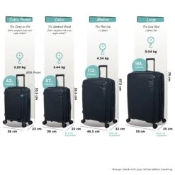 IT Luggage Spontaneous - Medium Plus (Blueberry) 20 IT Luggage Spontaneous - Medium Plus (Blueberry) -Travel Storage Spontaneous Full set blueberry dims weights e4baab83 fe60 4698 9054 436b9871ab1b