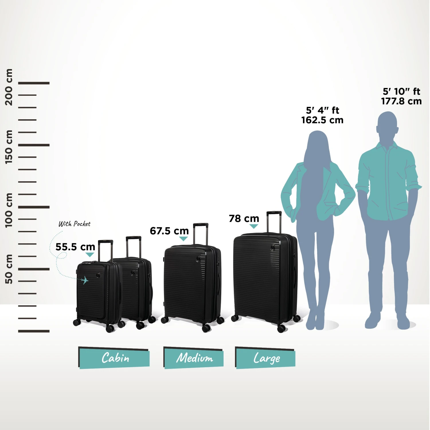 IT Luggage Spontaneous - Medium Plus (Black) 11 IT Luggage Spontaneous - Medium Plus (Black) - Image 11
