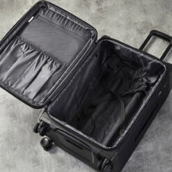 Rock Parker 4 Wheel Cabin Suitcase - 54cm 24 Rock Parker 4 Wheel Cabin Suitcase - 54cm -Travel Storage TR 0206 BL Interior 65190.1672750796