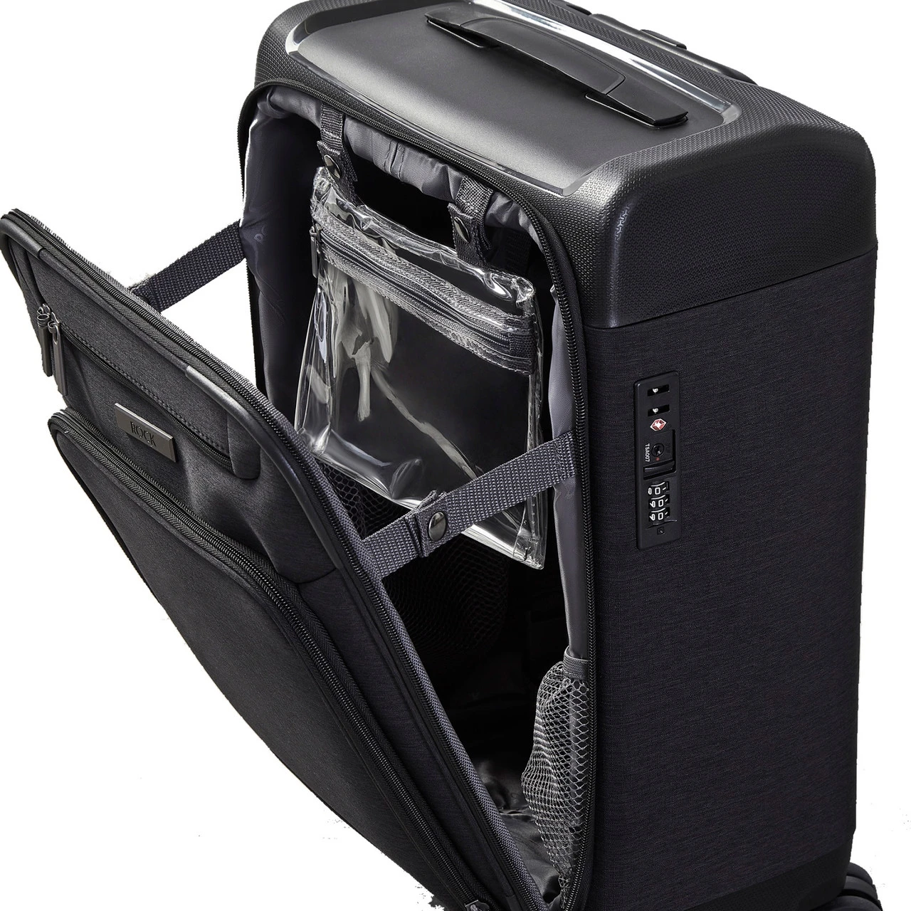 Rock Parker 4 Wheel Cabin Suitcase - 54cm 8 Rock Parker 4 Wheel Cabin Suitcase - 54cm - Image 8