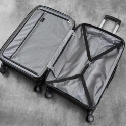 Rock Prime 4 Wheel Exp Medium Suitcase - 66cm 23 Rock Prime 4 Wheel Exp Medium Suitcase - 66cm -Travel Storage TR 0241 BLK Interior 50786.1661161322.1280.1280 71047.1661161908